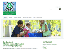 Tablet Screenshot of martinsrecycling.com